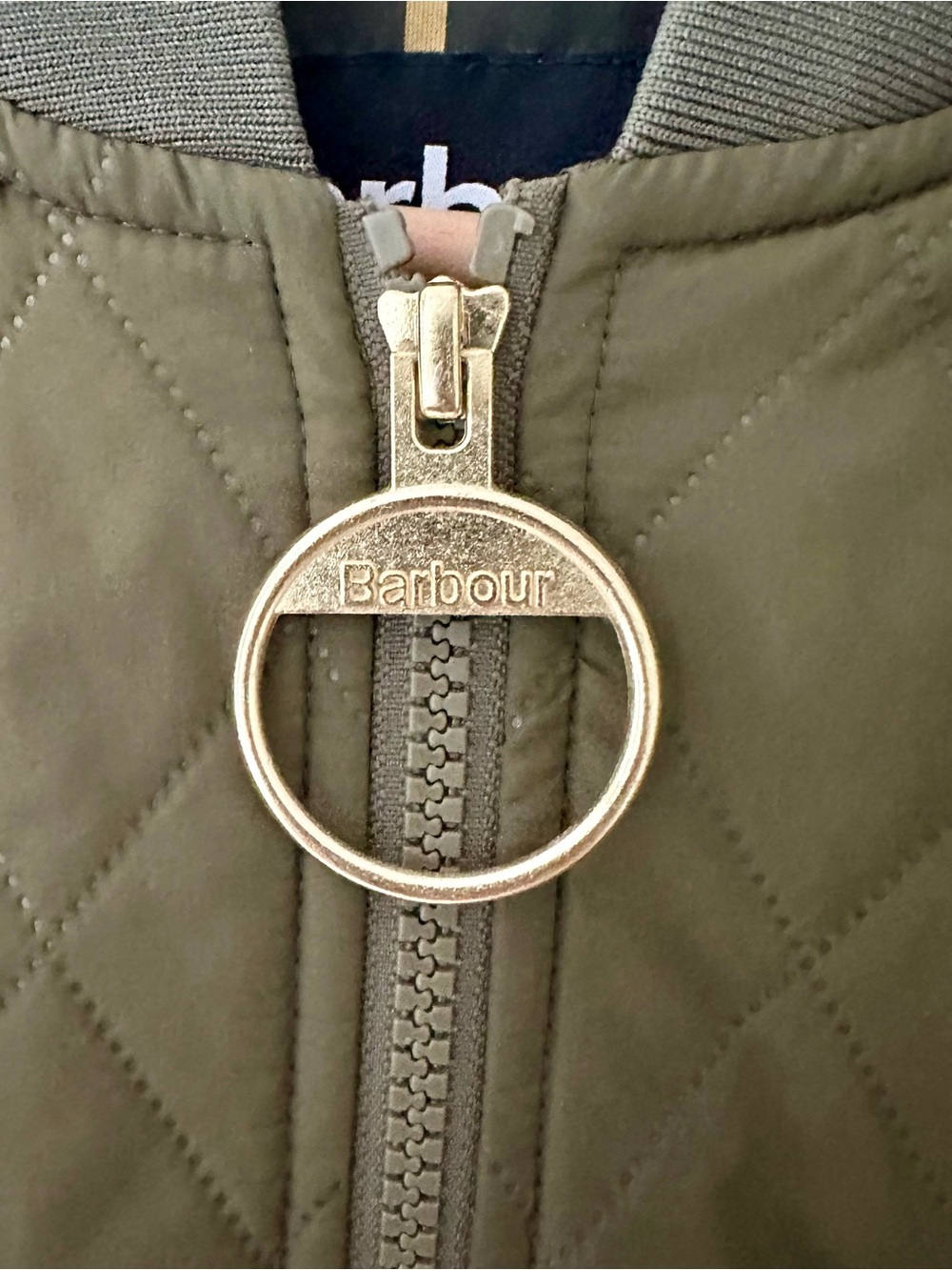 Barbour Whillan Quilted Jacket Ivy Green Size 4 Great Condition - Picture 7 of 14